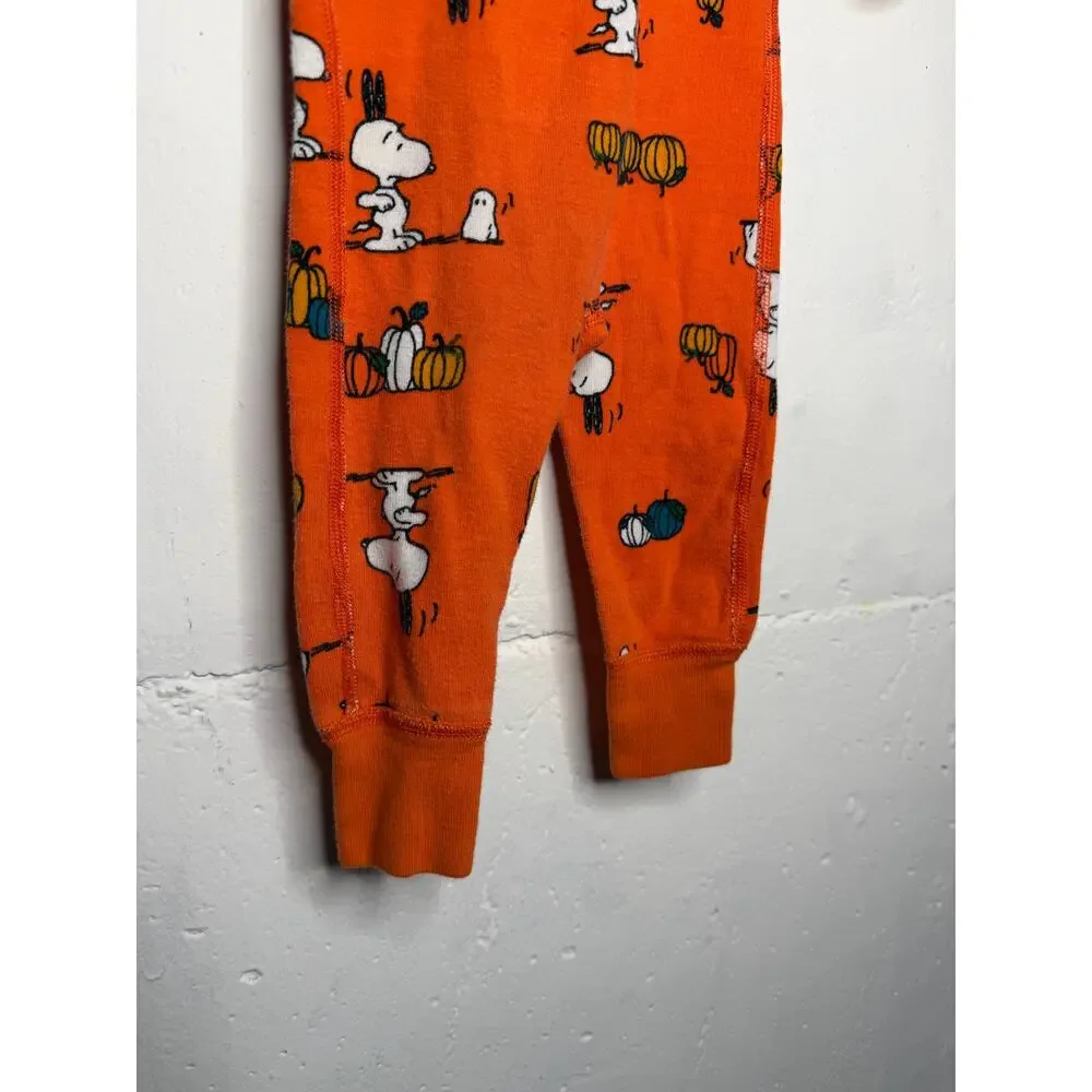 Hanna Andersson Unisex 12-18 Months Snoopy Halloween Pajamas